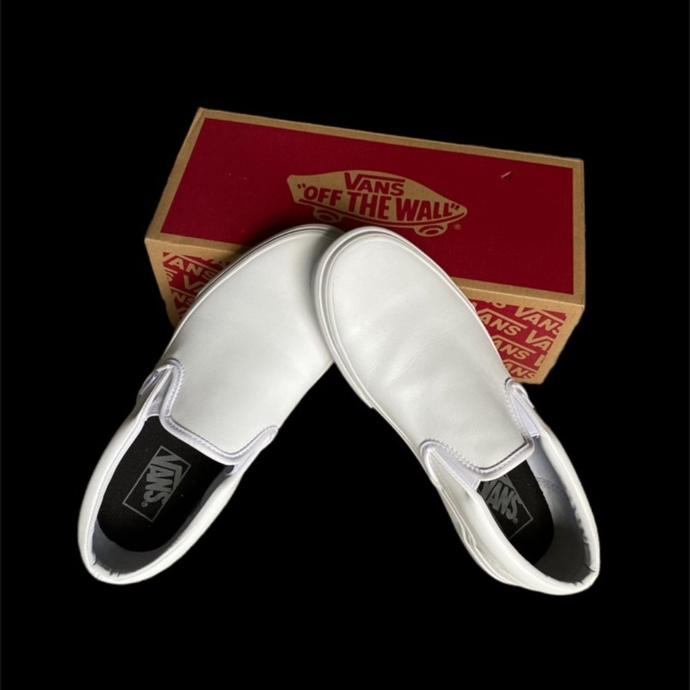 Vans Classic Tumble Slip-on Sneakers, Women 9,0 ,True-white, New